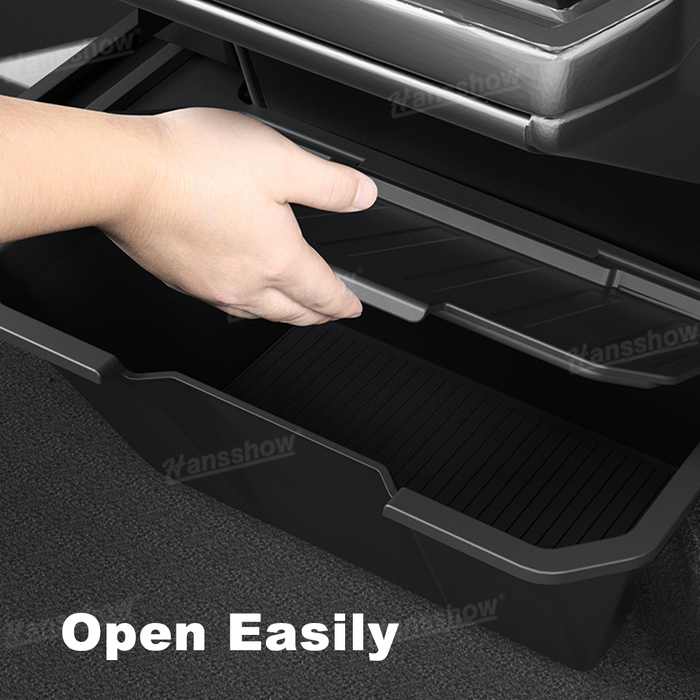 Tesla Cybertruck Storage Box Under Rear Screen Tray Organizer | Hansshow