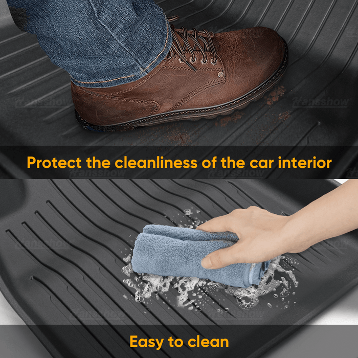 Hansshow Tesla Model 3 Highland Custom Fit Floor Mat Set - Enhanced Protection & Durability