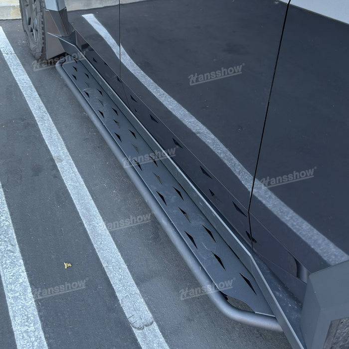 Hansshow Tesla Cybertruck Running Boards Side Steps Exterior Brackets Nerf Bars