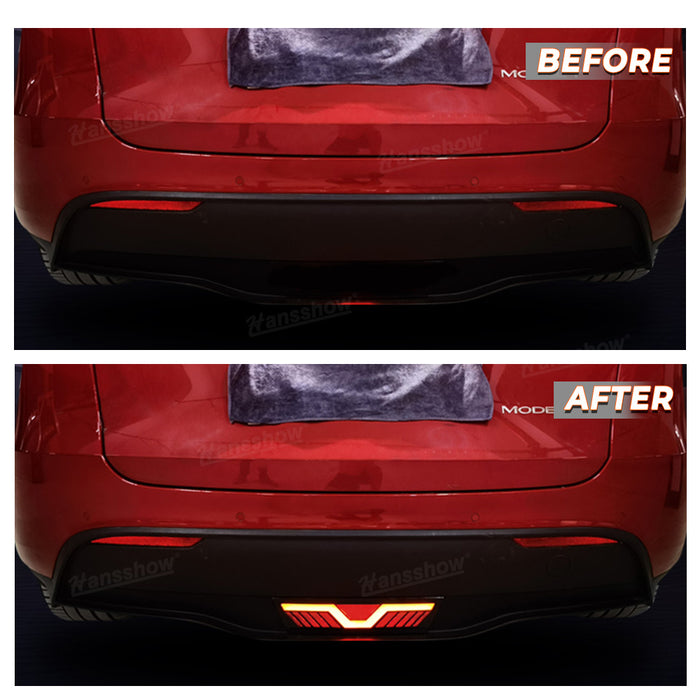 Tesla Model Y Rear Brake Pilot Lights Turn Signals Exterior Accessories Led Lamp Replacement|Hansshow