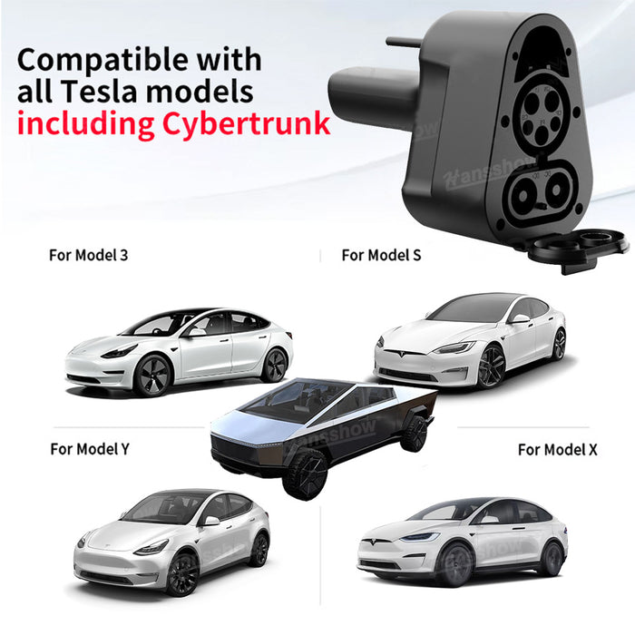 Tesla Cybertruck CCS1 x J1772 Charging Adapter Fast Charging fo Cybertruck CCS1 to Tesla Adapter|Hansshow