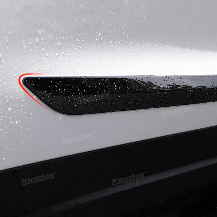 Tesla Model X Door Skirt Anti-Collision Trim Cover Door Decal Side Protector Wrap Sticker Exterior Decoration |Hansshow