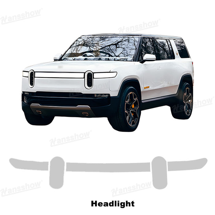 Rivian R1S PPF Protection TPU Kit-Wrap Invisible Pre-cut Full Coverage Protective Film | Hansshow