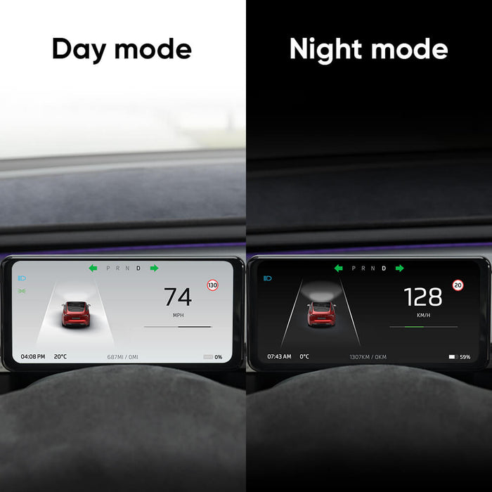 Hansshow Tesla Model 3/Y/3 Highland F63 Dashboard Display with Advanced Features