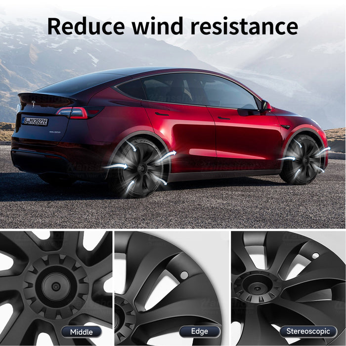 Couvercle de protection des capuchons de roue Tesla de remplacement, modèle 3/Y 