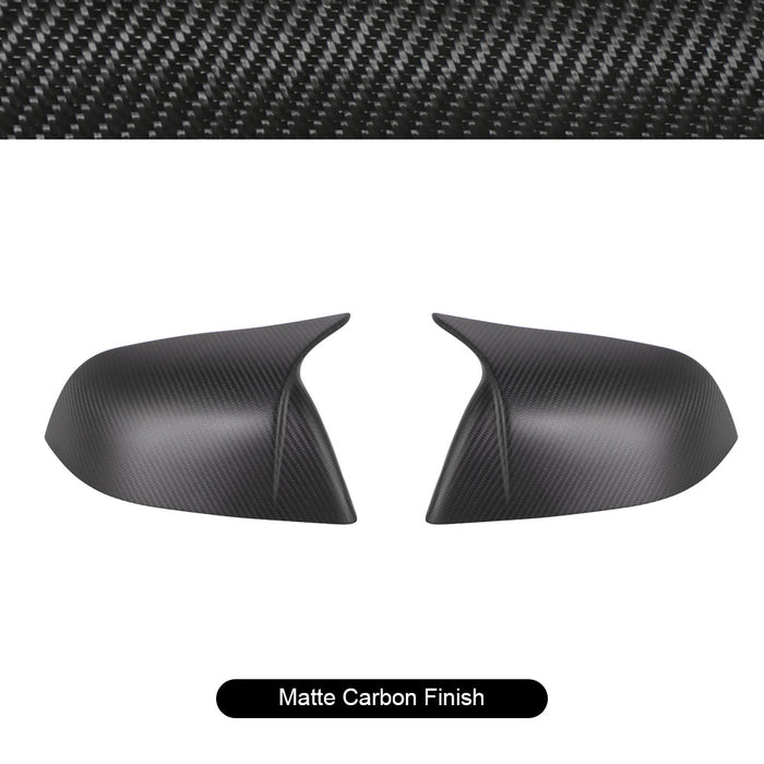 Model Y/3 Real Carbon Fiber Rearview Mirror Cover