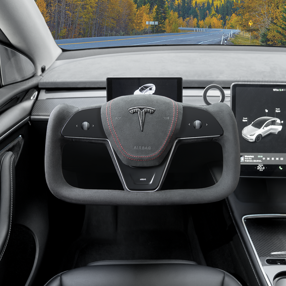 Alcantara Tesla Sitzkissen für Model S/3/X/Y-EVAAM®