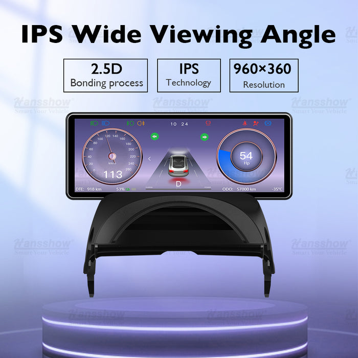 Hansshow Tesla Model 3/Y F62 Dashboard Screen Driver Display Instrument Cluster