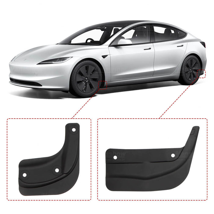 Hansshow Tesla Model 3 Highland TPE Perfect Fit Mud Flaps