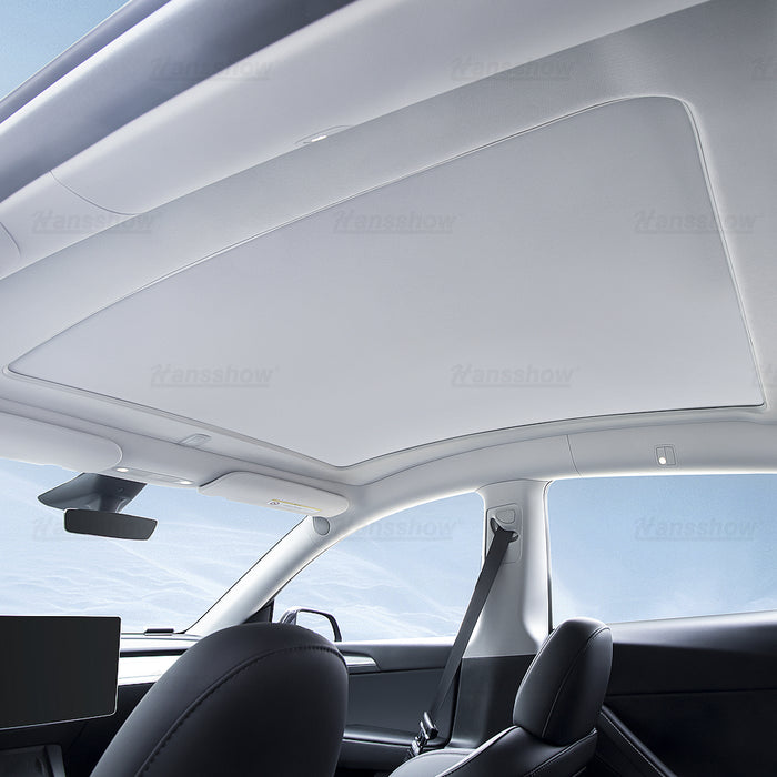 Hansshow Model Y Integrated Electric Retractable Glass Roof Sunshade