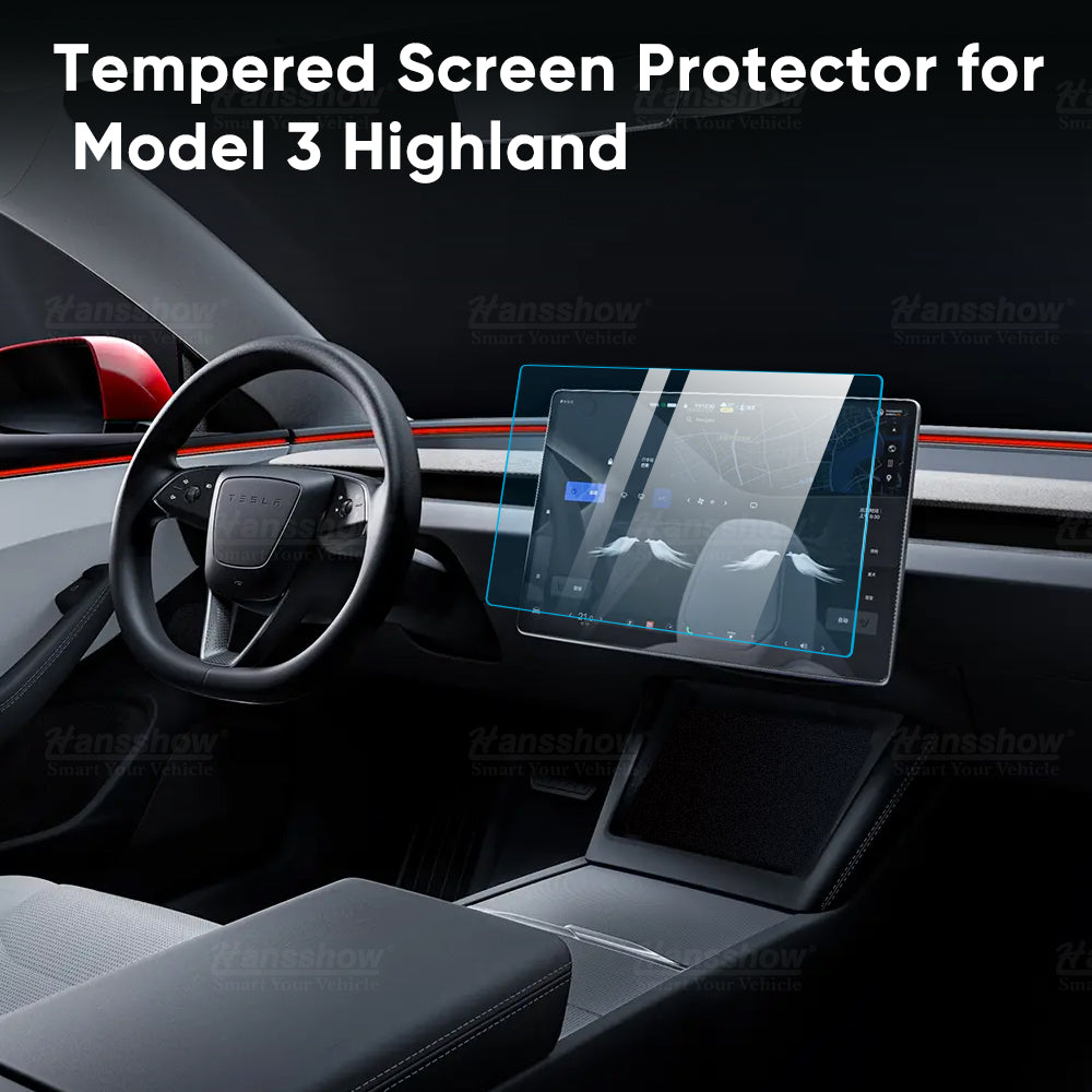 Ensemble de protections d'écran en verre trempé Highland modèle 3 pour écrans avant et arrière