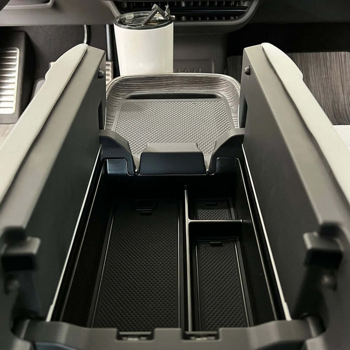 Rivian R1T/R1S Center Console Organizer Tray Armrest Storage Box Rivian R1T R1S Accessories