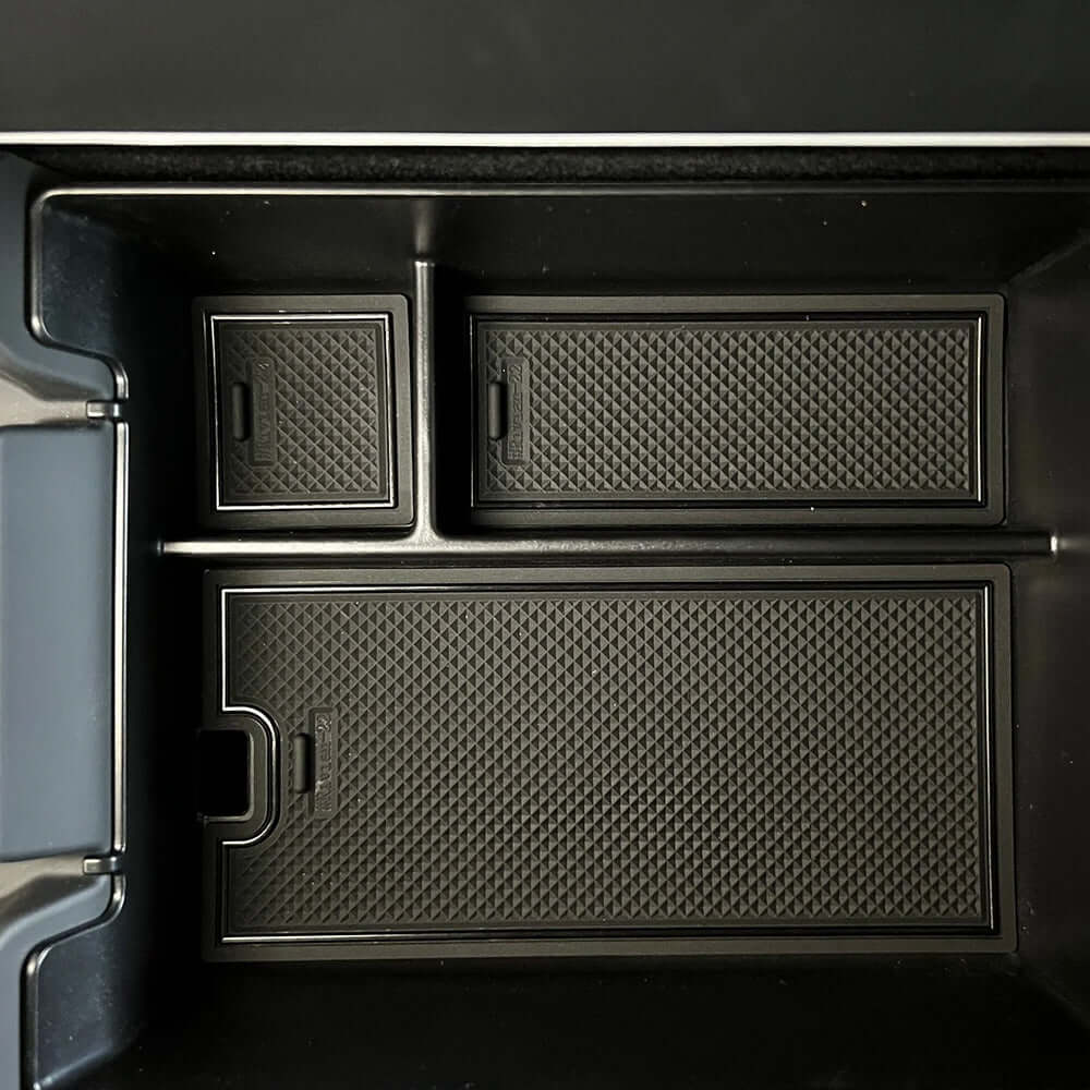 Rivian R1T/R1S Center Console Organizer Tray Armrest Storage Box Rivian R1T R1S Accessories