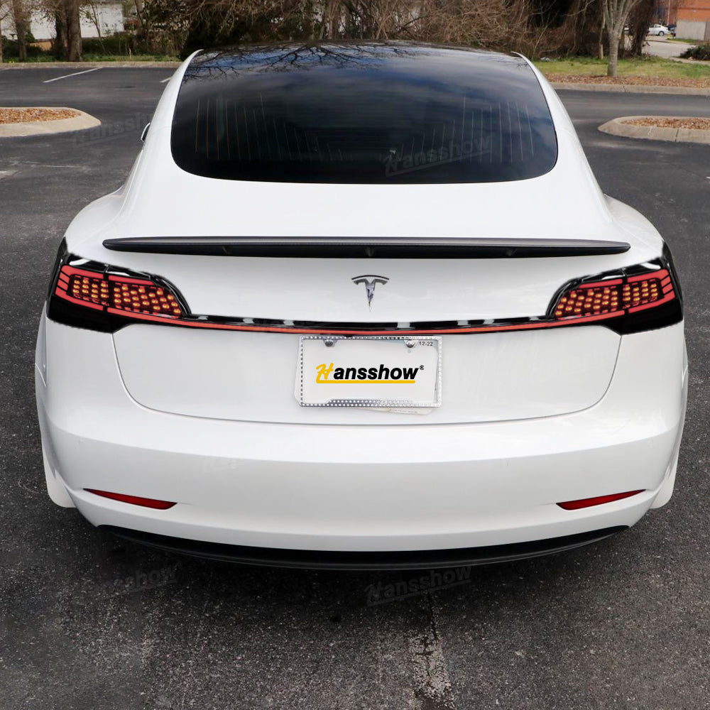 Tesla Model 3 Starlink Tail Light Starry Style Full-Width LED Strip Tail Light Assemblies