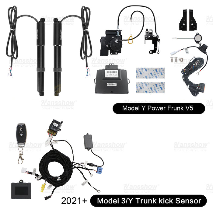 Modèle Y Power Frunk V5 et capteur de coup de pied dans le coffre