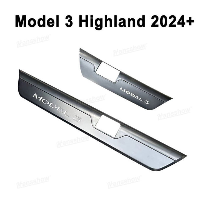 Model 3/Y LED illuminated Welcome Pedal Door Sill Protector