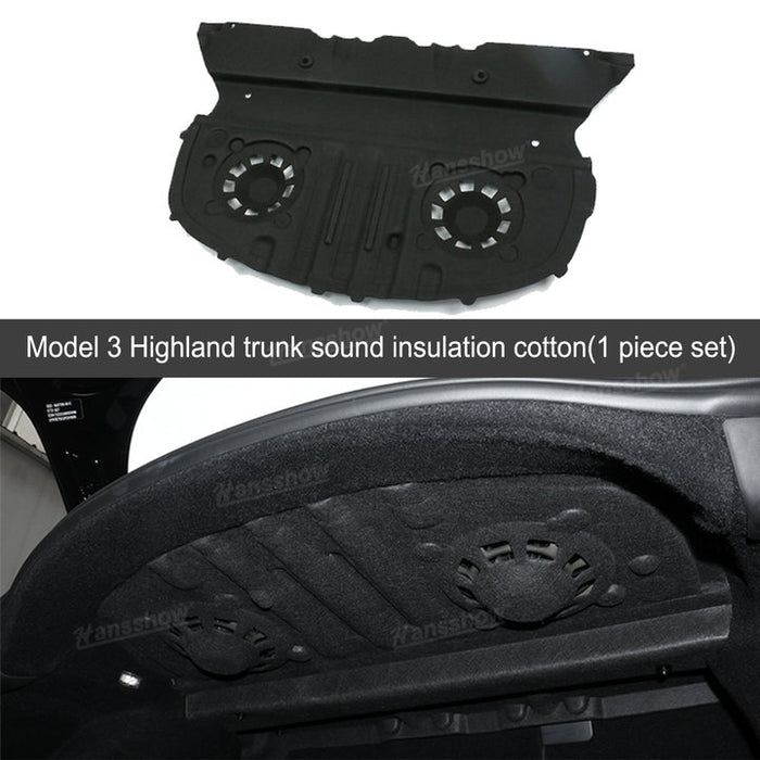 Tesla Model 3/3 Highland Rear Trunk Soundproof Trunk Sound Insulation Cotton|Hansshow