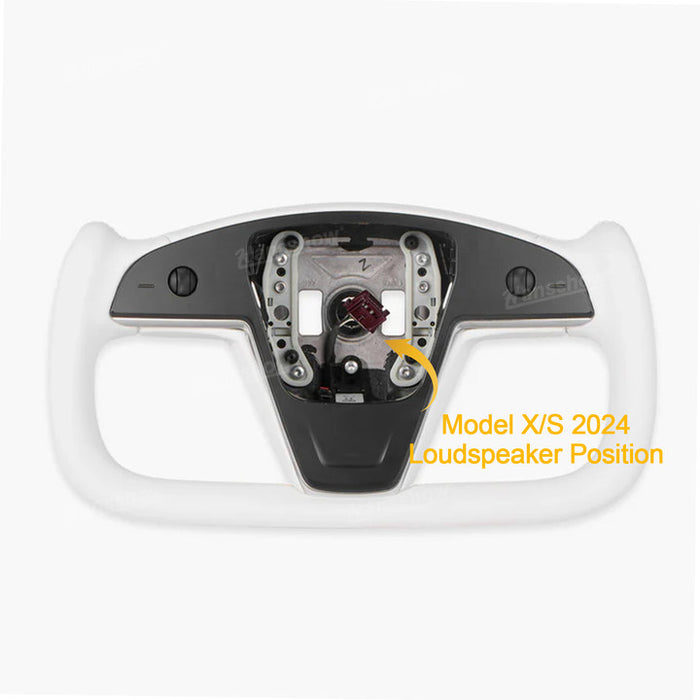 2021+ Model S/X Plaid Original Factory Style Yoke Steering Wheel