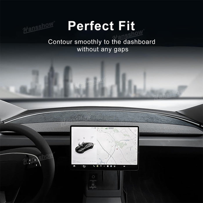 Tesla Model 3 Highland Dashboard Cover Light-Proof Pad Sunshade No-Glare Interior | Hansshow