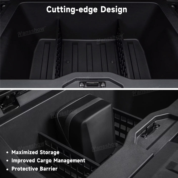 Tesla Cybertruck TPE Sub-Trunk Divider-Slide It In Place Truck Accessories|Hansshow