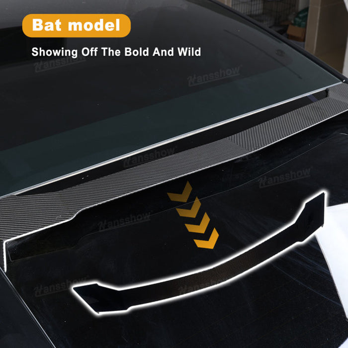 Tesla Model Y Real Carbon Fiber Roof Spoiler Exterior Accessories|Hansshow