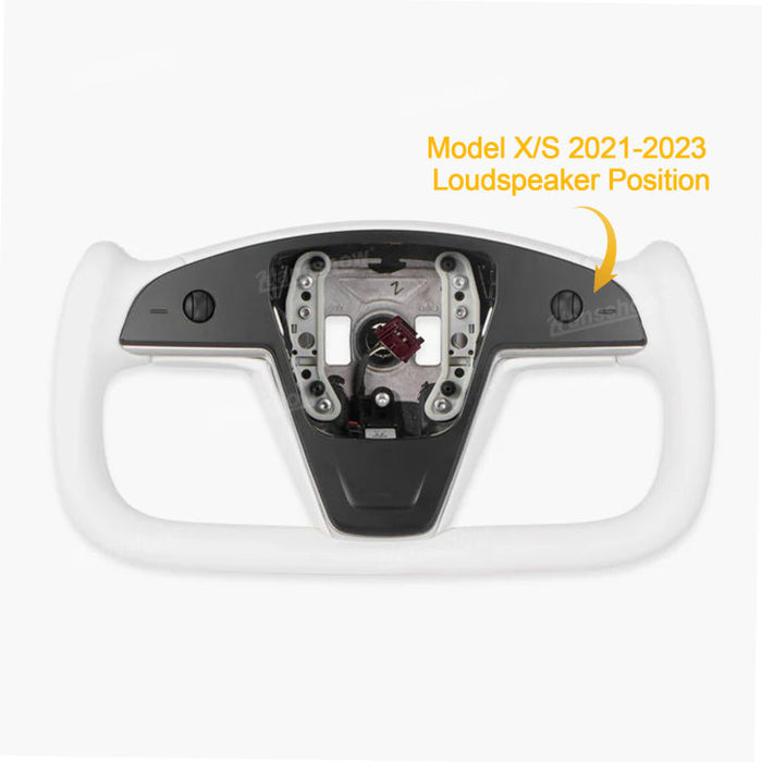 2021+ Model S/X Plaid Original Factory Style Yoke Steering Wheel