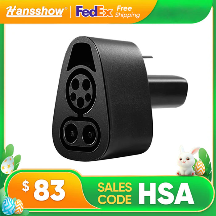 Hansshow Tesla CCS1 Adapter CCS Combo 1 Adapter To Tesla Model S3XY