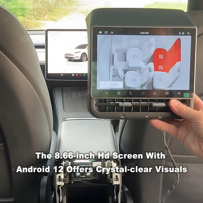 Hansshow H86 Android Rear Entertainment Screen - Advanced Upgrade For Tesla Model 3/Y