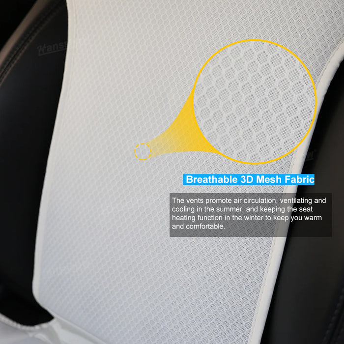 Housse de siège rafraîchissante pour Tesla Model 3 et Y avec coussin de siège ventilé et respirant