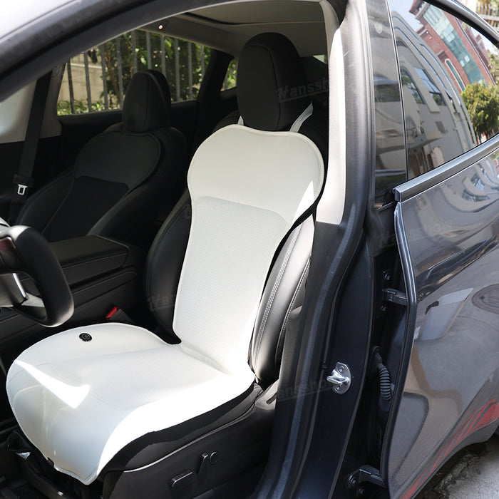 Tesla Model 3 & Y Cooling Seat Cover With Ventilated Breathable Seat Cushion