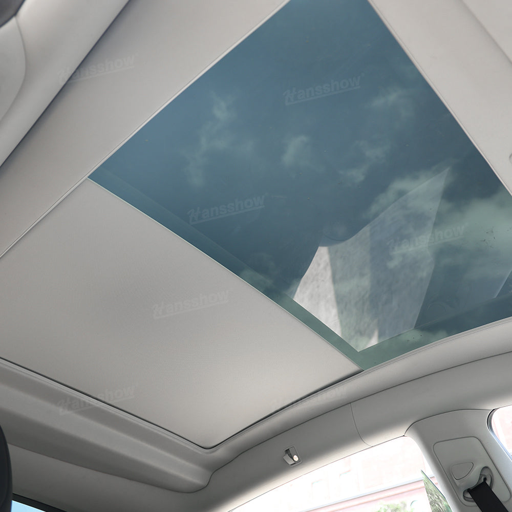 Modelo 3/Y Sombrilla enrollable de techo de vidrio retráctil (estilo de tela)