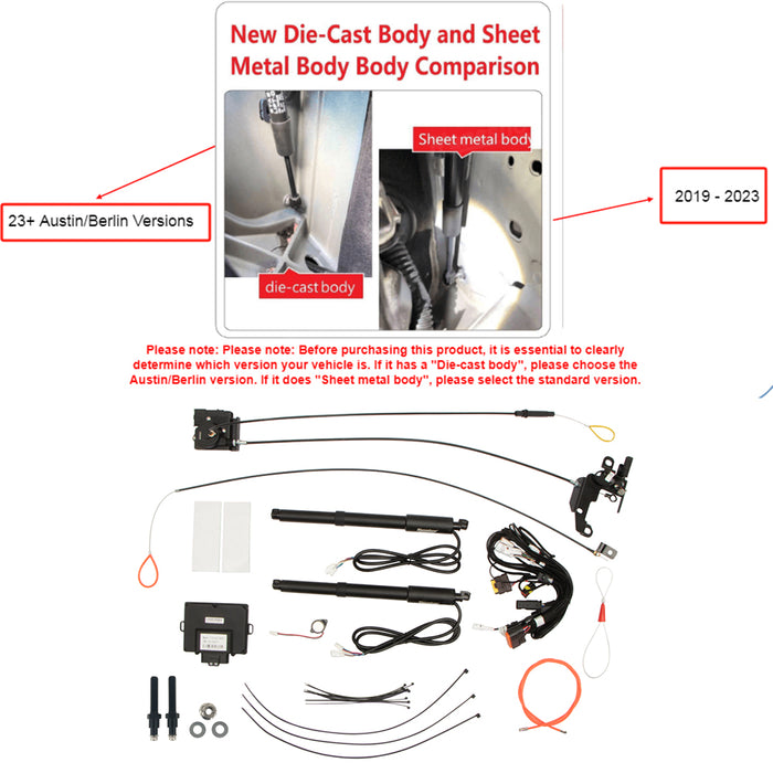 Model Y Power Frunk V5 and Trunk Kick Sensor