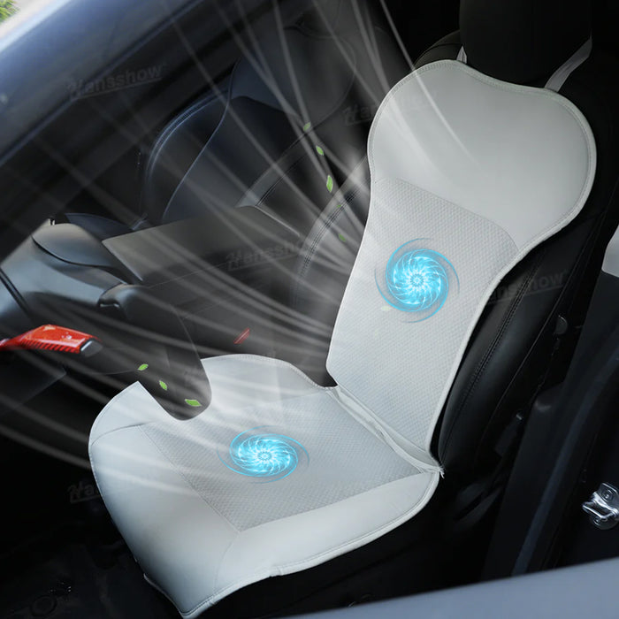 Housse de siège rafraîchissante pour Tesla Model 3 et Y avec coussin de siège ventilé et respirant