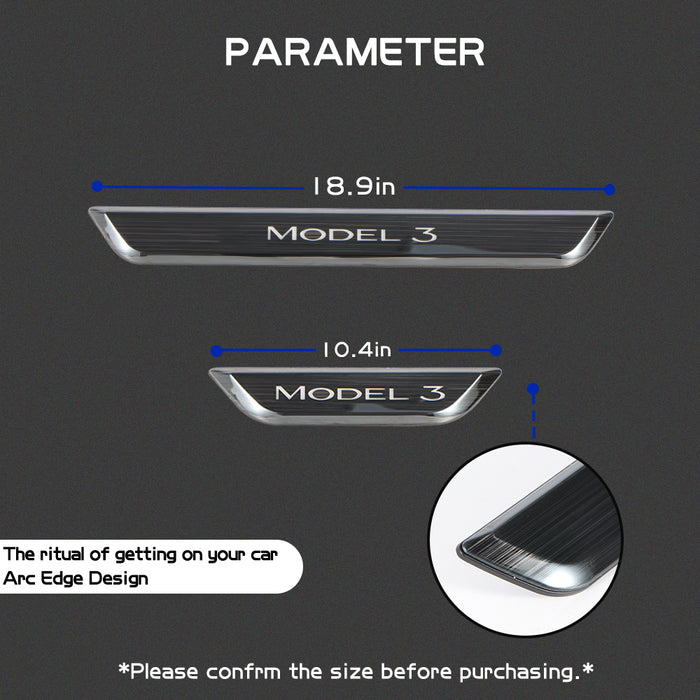 Hansshow Model 3/Y LED illuminated Door Sill