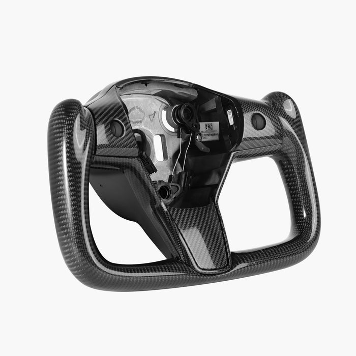 Model 3/Y Full Carbon Fiber Yoke Steering Wheel