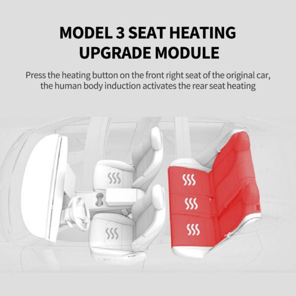 Chauffage de siège arrière modèle 3 SR