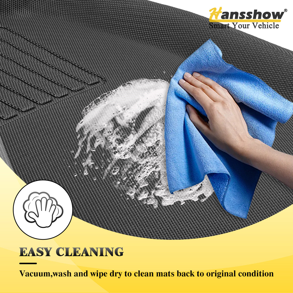 easy cleaning hansshow floor mats