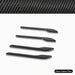 Gloss carbon fiber door handle cover