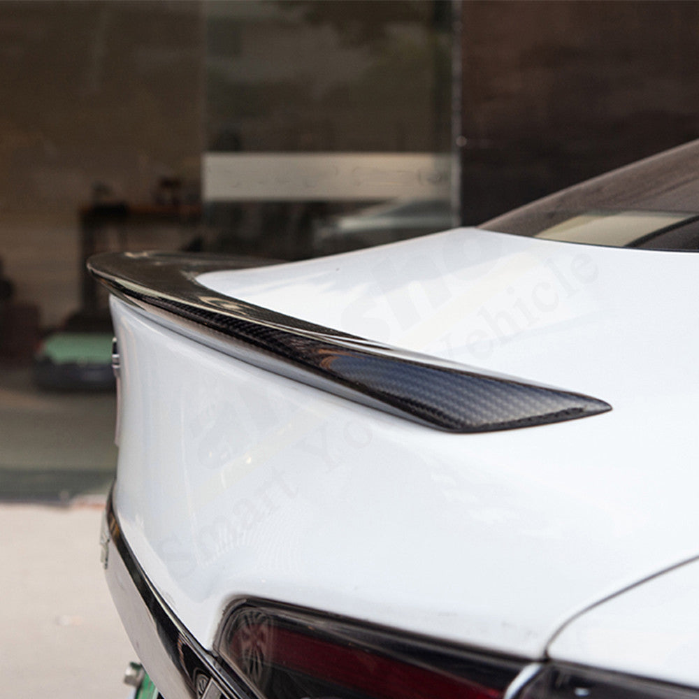 Model S Real Carbon Fiber Rear Trunk Lip Spoiler