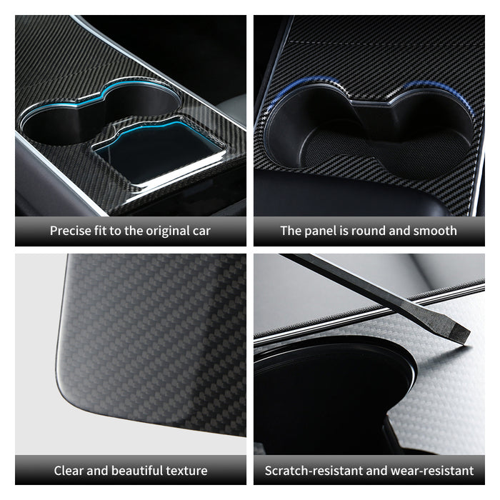 The carbon fiber center console durable and not easily deformed