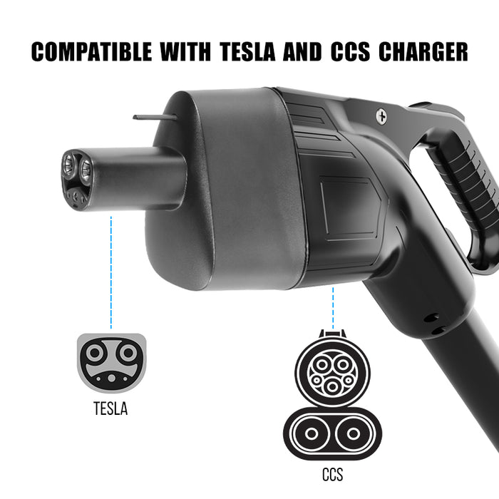 Hansshow Tesla CCS1 Adapter CCS Combo 1 Adapter To Tesla Model S3XY