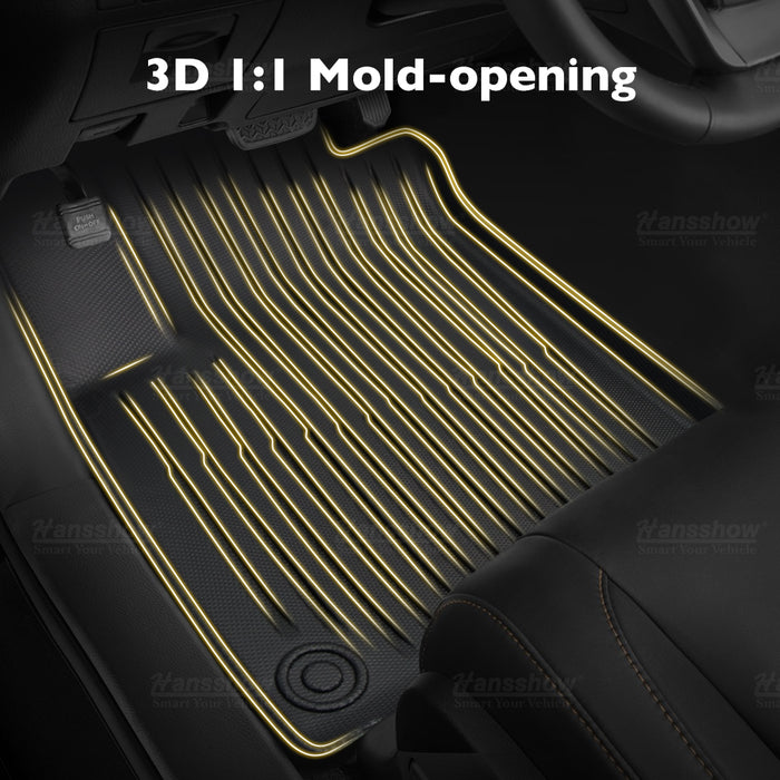 Hansshow All-Weather TPE Floor Mats For 2022+ Rivian R1T