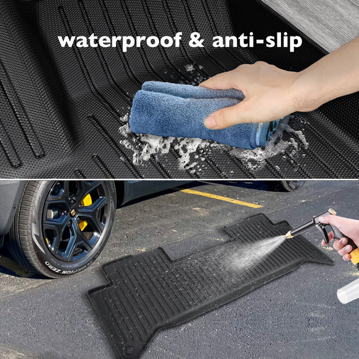 Hansshow All-Weather TPE Floor Mats For 2022+ Rivian R1T