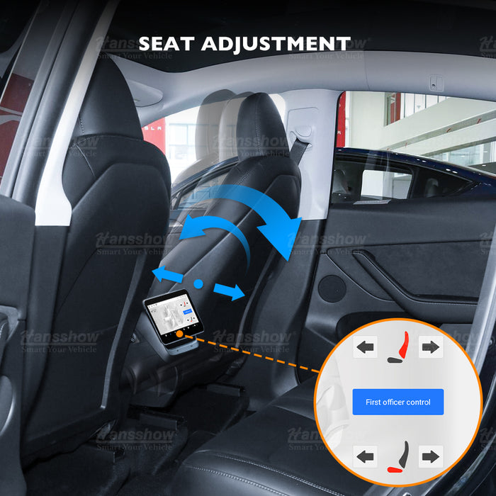 Hansshow Model 3/Y 8.2" Rear Entertainment & Climate Control Screen