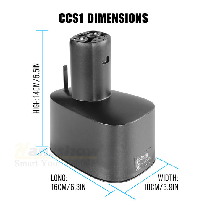 Hansshow Tesla CCS1 Adapter CCS Combo 1 Adapter To Tesla Model S3XY