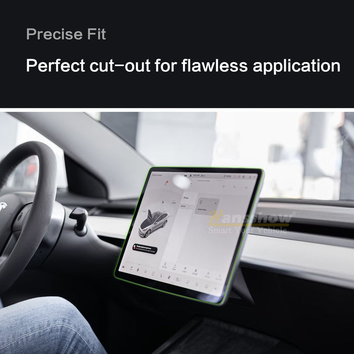 Model 3/Y Tempered Glass Screen Protector with auto-alignment mount kit