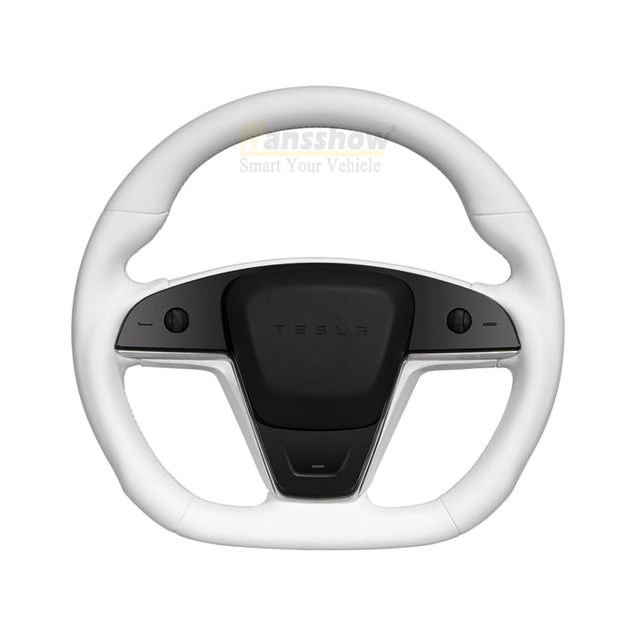 Hansshow 2021+ Model X/S Round Steering Wheel - Nappa Leather