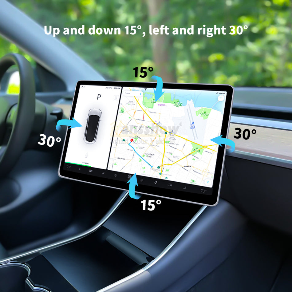 Hansshow Console Dashboard Touch Screen Swiveling Mount kit For Model 3/Y/3 Highland