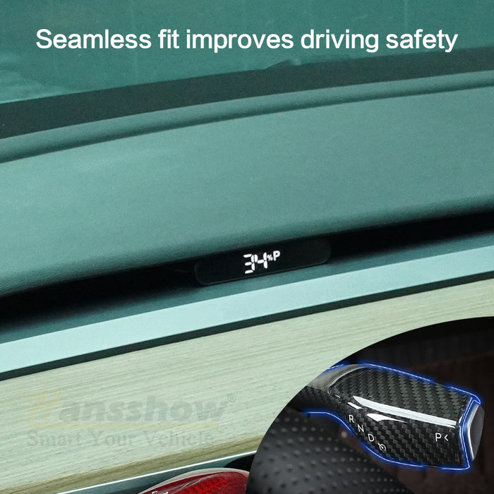 Hidden HUD improves driving safety