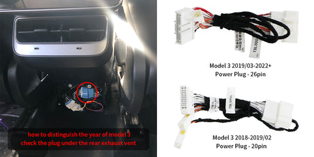 How to disting the year of Model 3